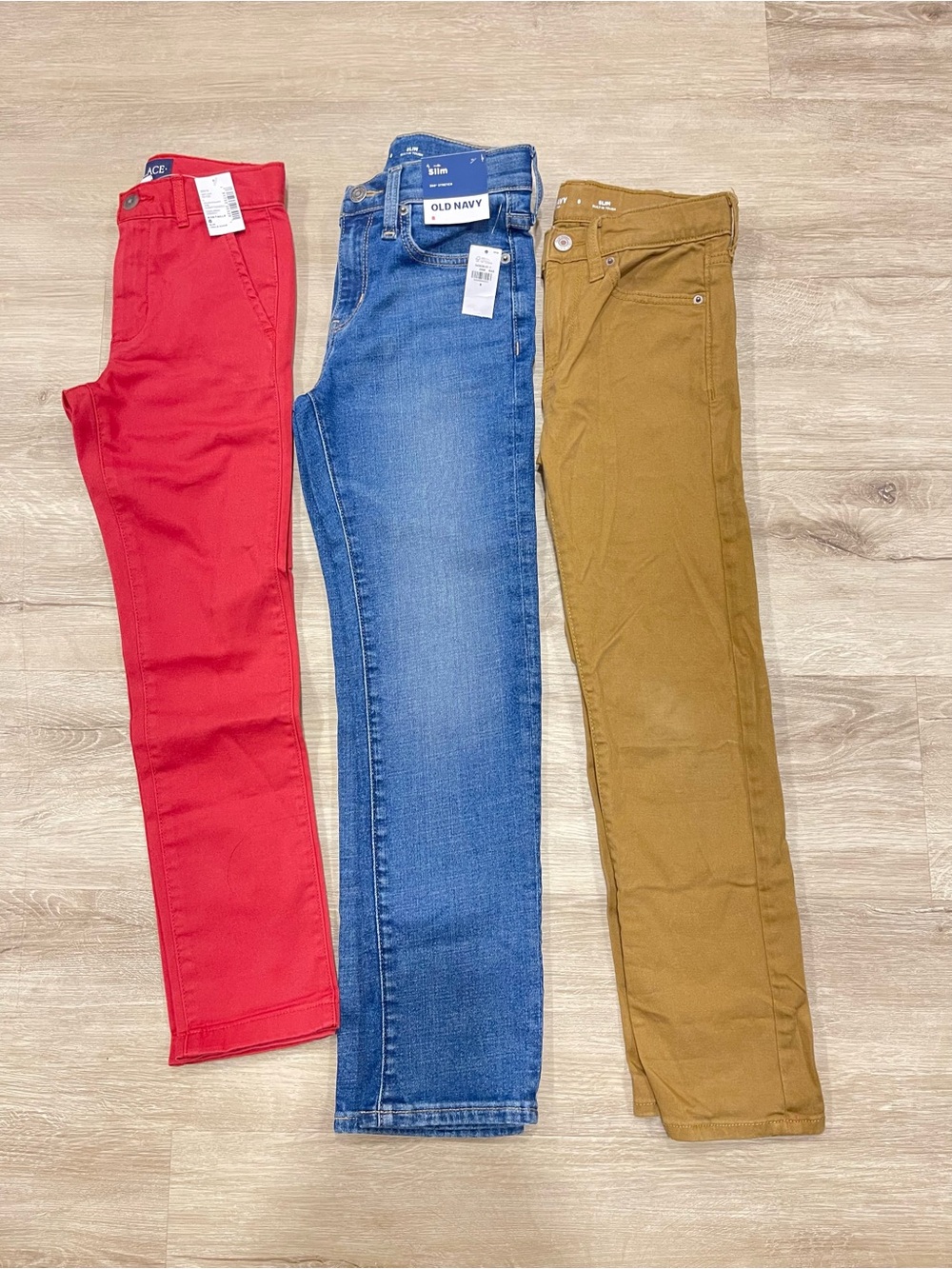 NWT Boys Size 8 Slim Pants & Jeans 3-Piece Bundle